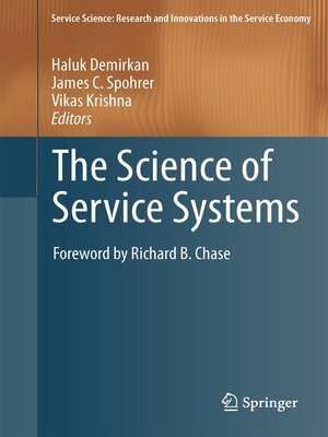 cover image of The Science of Service Systems